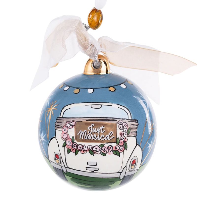 Just Married Sparklers Ornament